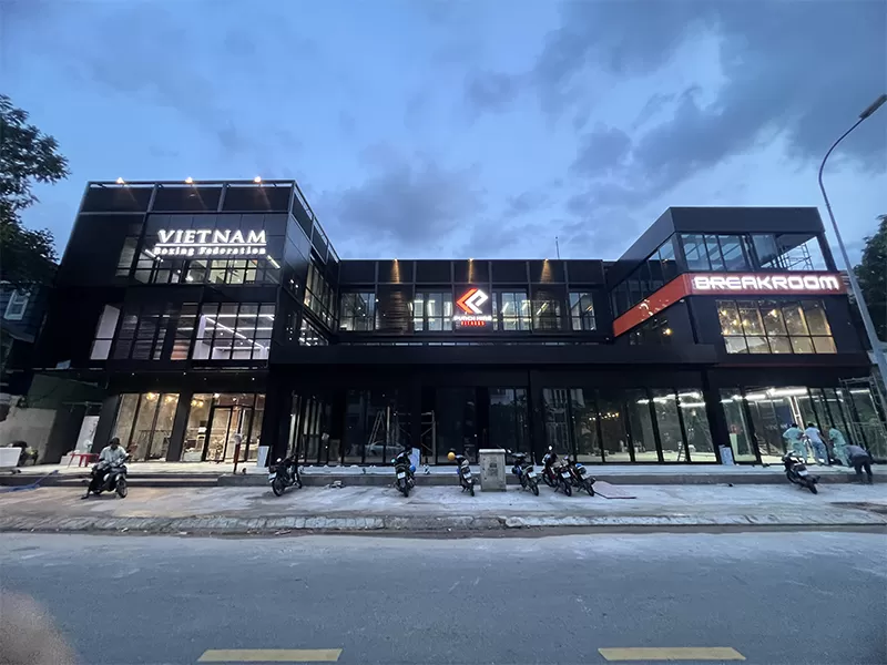 Công trình liên đoàn boxing Việt Nam ssc sport