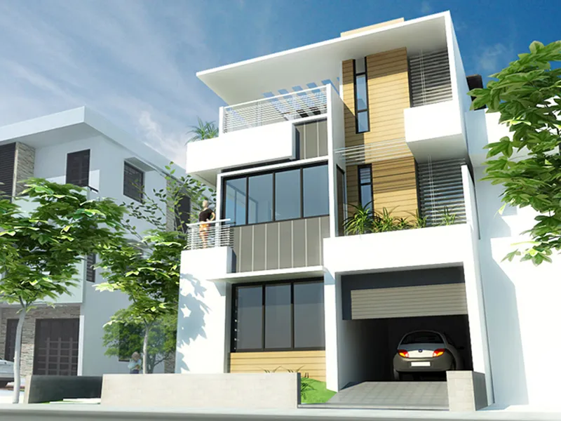 Thi công nhà phố 2 tầng trọn gói
